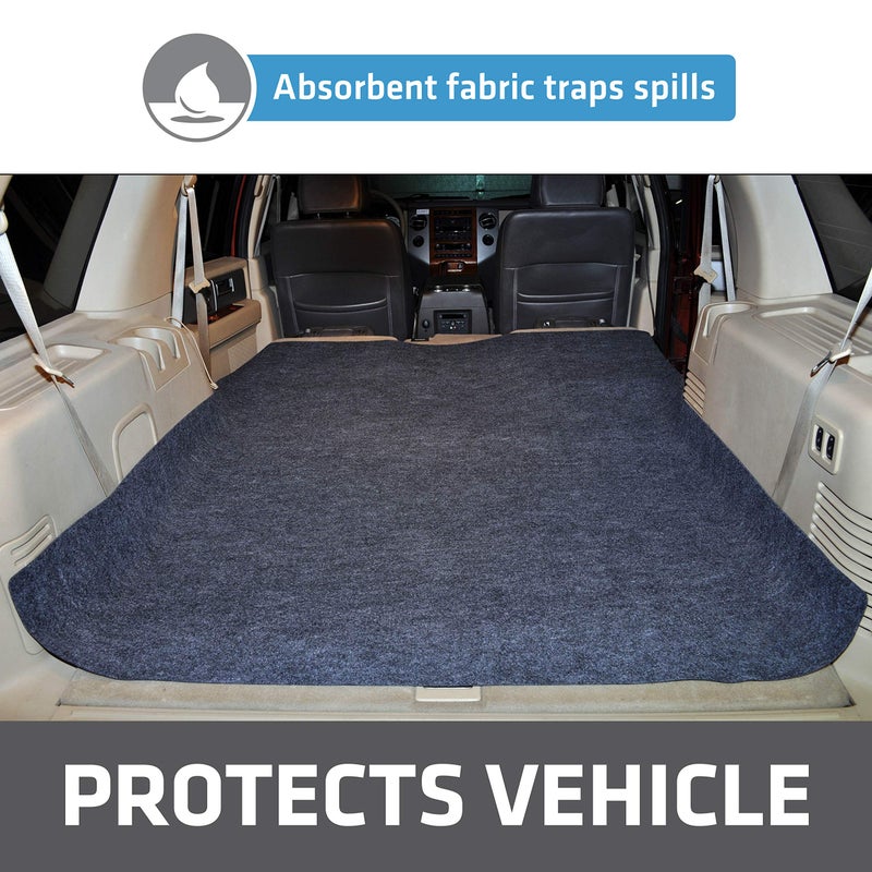 Drymate Cargo Liner Mat (60â€ x 72â€), Dog Seat Cover, Trunk Liner, Absorbent, Waterproof, Machine Washable, Protects Vehicle Interior, for SUVs, Trucks, Vans, Cars (Made in The USA) - Image 2